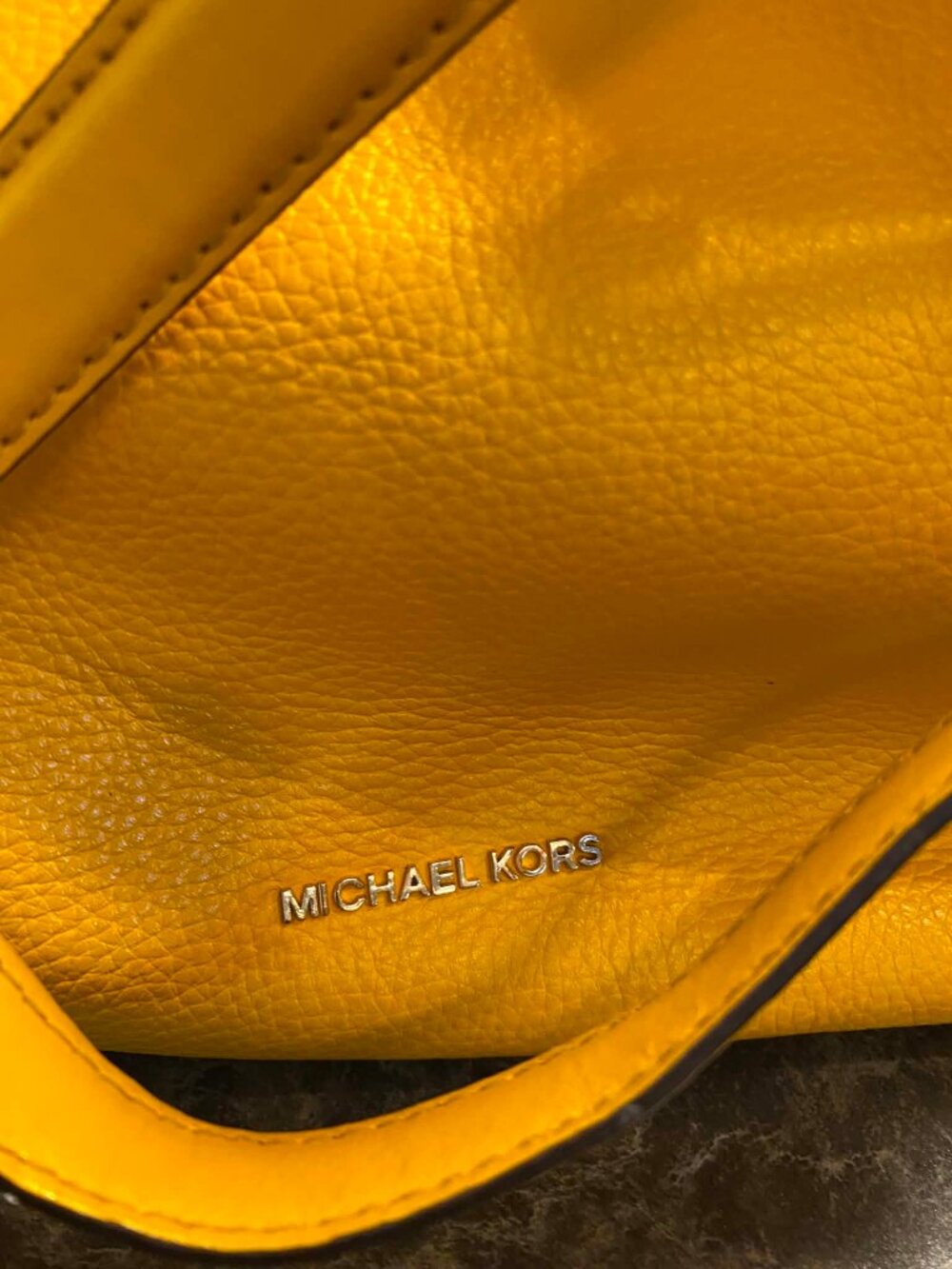 Michael Kors Raven Leather Shoulder Bag - Picture 2 of 13